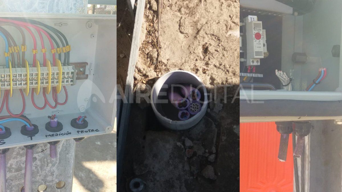 Laguna Paiva sin luz por un robo de cables en la estación transformadora de la ciudad