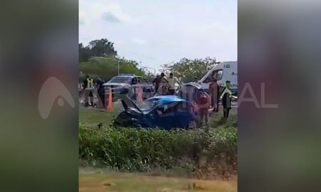 Accidente fatal en el cruce entre la ruta Nacional 11 y la ruta provincial 32 en Villa Ocampo. Accidente fatal en el cruce entre la ruta Nacional 11 y la ruta provincial 32 en Villa Ocampo.