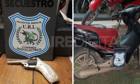 Los policías del Comando Radioeléctrico secuestraron una moto robada el 11 de febrero. Incautaron un arma de fuego en Blas Parera y Obispo Boneo Los policías del Comando Radioeléctrico secuestraron una moto robada el 11 de febrero. Incautaron un arma de fuego en Blas Parera y Obispo Boneo