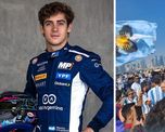 Como en el Mundial de Qatar 2022, pero en Brasil: banderazo argentino para Franco Colapinto