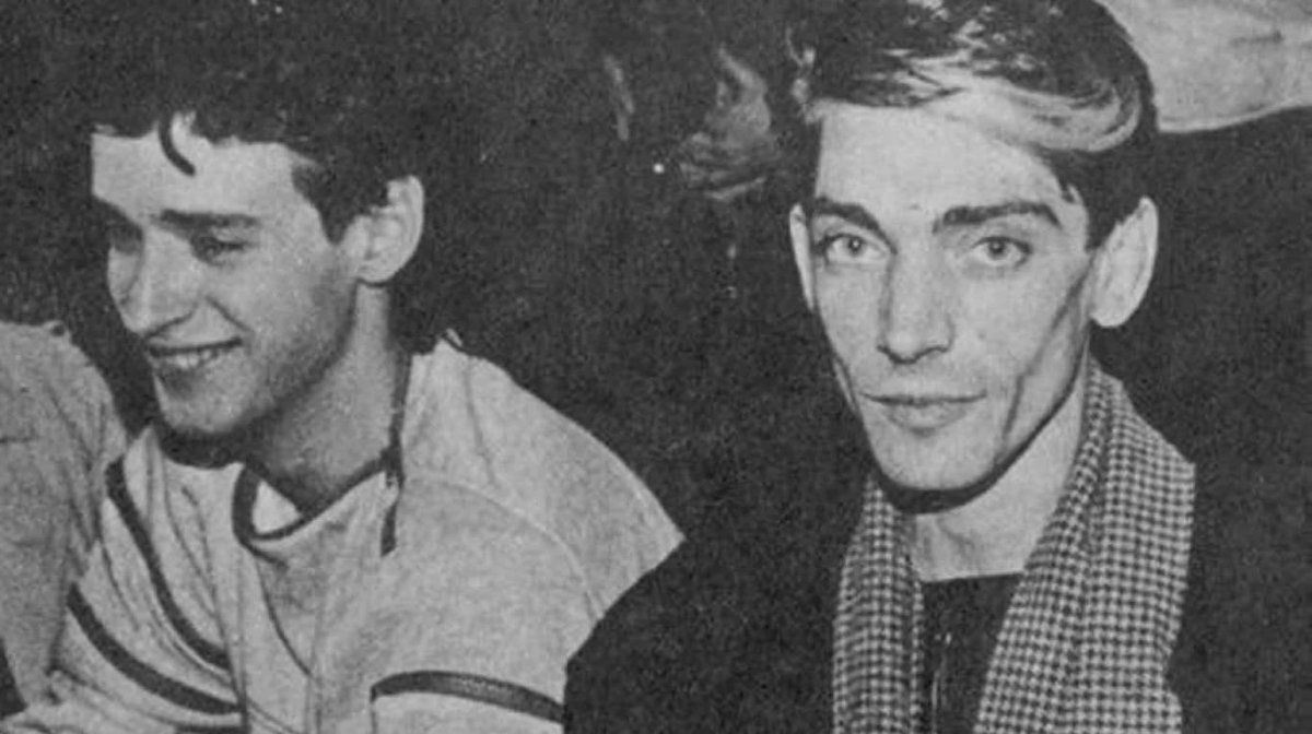 Junto a Gustavo Cerati.