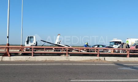 choque y demoras en el puente sobre la autopista santa fe - rosario choque y demoras en el puente sobre la autopista santa fe - rosario