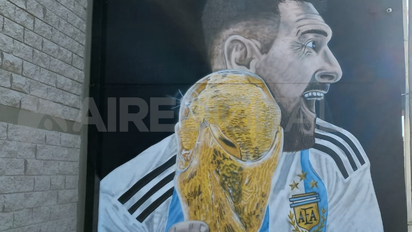 El otro mural de Lionel Messi en Santa Fe que nadie sabe donde está