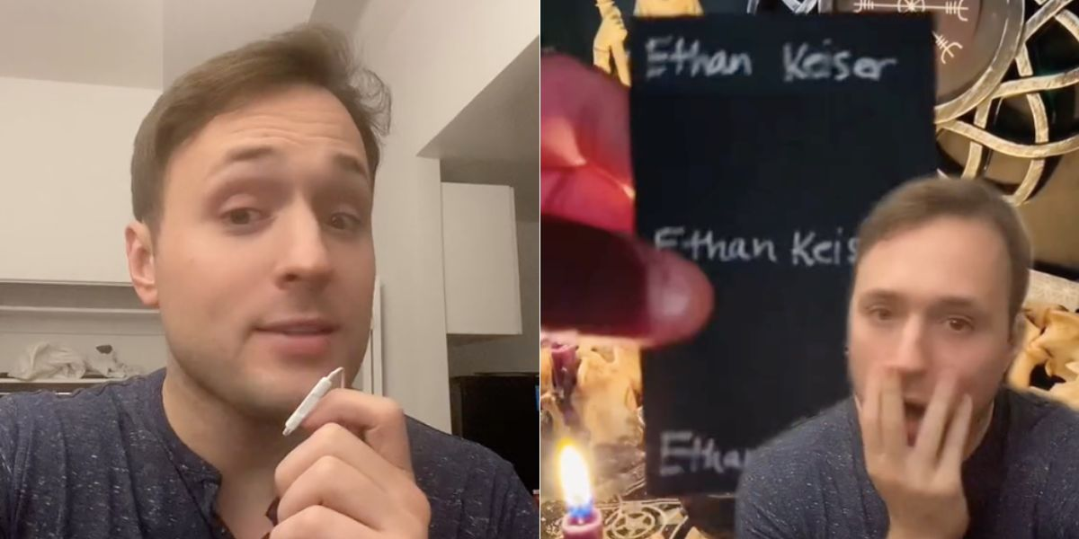 Un popular tiktoker retó a todas las brujas de Tiktok a que lo maldijeran: ¿qué le pasó?