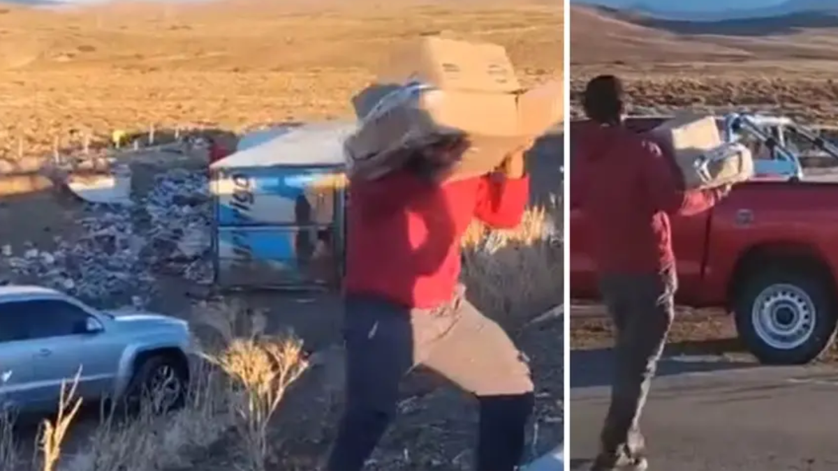 Tragedia en la Ruta 40: murió un camionero y lo saquearon mientras aún estaba agonizando