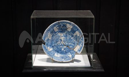 Algunos de los objetos en exposición en las ruinas de Santa Fe La Vieja fueron encontrados bajo el agua por un equipo del Conicet de Rosario.
