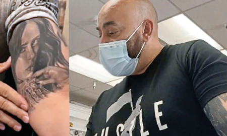 Lupillo Rivera le hizo frente a las críticas que recibió por taparse el tatuaje que tenía en el brazo. Lupillo Rivera le hizo frente a las críticas que recibió por taparse el tatuaje que tenía en el brazo.