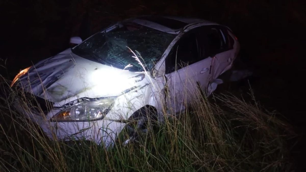 Así quedó tras el accidente el vehículo en el que viajaba la víctima fatal.