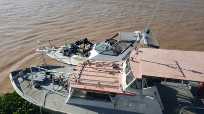 Reconquista: drones, helicópteros y embarcaciones particulares se suman a la búsqueda del guía de pesca y su hijo