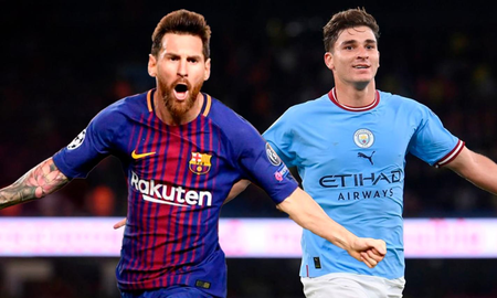 Julián Álvarez sigue haciendo historia y ahora alcanzó una marca de Lionel Messi. Julián Álvarez sigue haciendo historia y ahora alcanzó una marca de Lionel Messi.