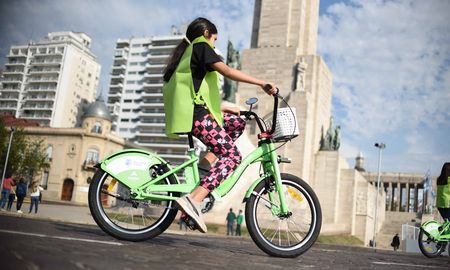 Las primeras bicis públicas son de rodados 16 y 20. Las primeras bicis públicas son de rodados 16 y 20.
