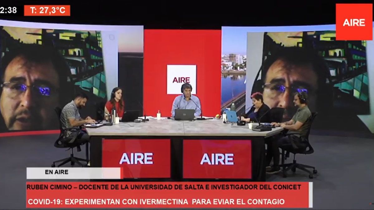 El doctor en Biología e investigador del Conicet, Rubén Cimino, habló con Aire de Santa Fe sobre el descubrimiento sobre la Ivermectina.