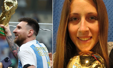 La creadora de la Copa del Mundo falsa que Lionel Messi levantó en el Mundial de Qatar recibió la peor noticia. La creadora de la Copa del Mundo falsa que Lionel Messi levantó en el Mundial de Qatar recibió la peor noticia.