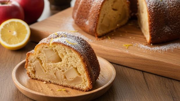 Torta de manzana.