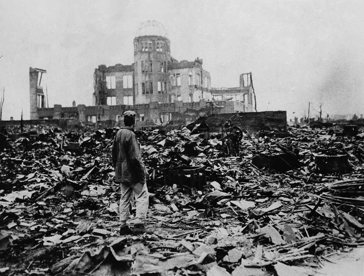 La bomba de Hiroshima luego del ataque nuclear en 1945.Universal History Archive - Universal Images Group Editorial