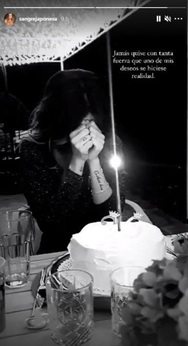 La China Suárez conmovió con su deseo a Sofía Sarkany.