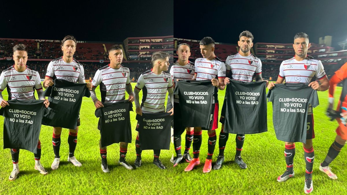 Colón rechazó a las SAD en el medio del partido ante Almagro.