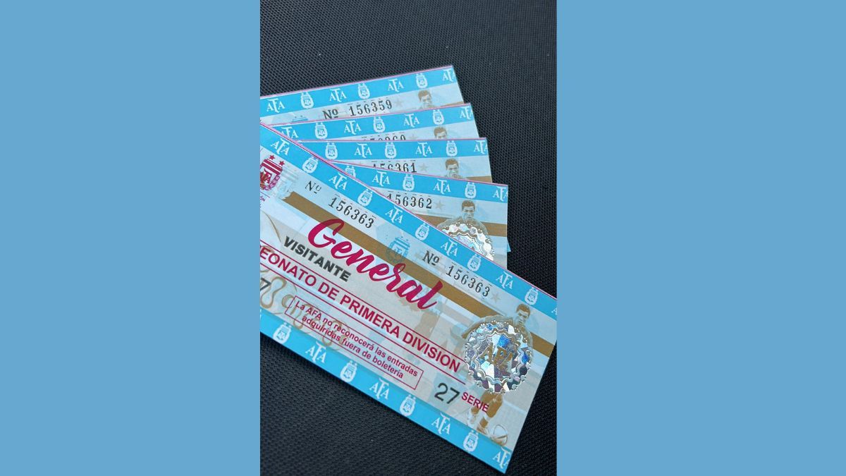 Las entradas para la final del Federal A. Las entradas para la final del Federal A.