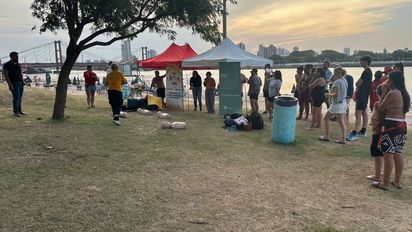 La Costanera Este de Santa Fe, rumbo a convertirse en una playa cardioprotegida
