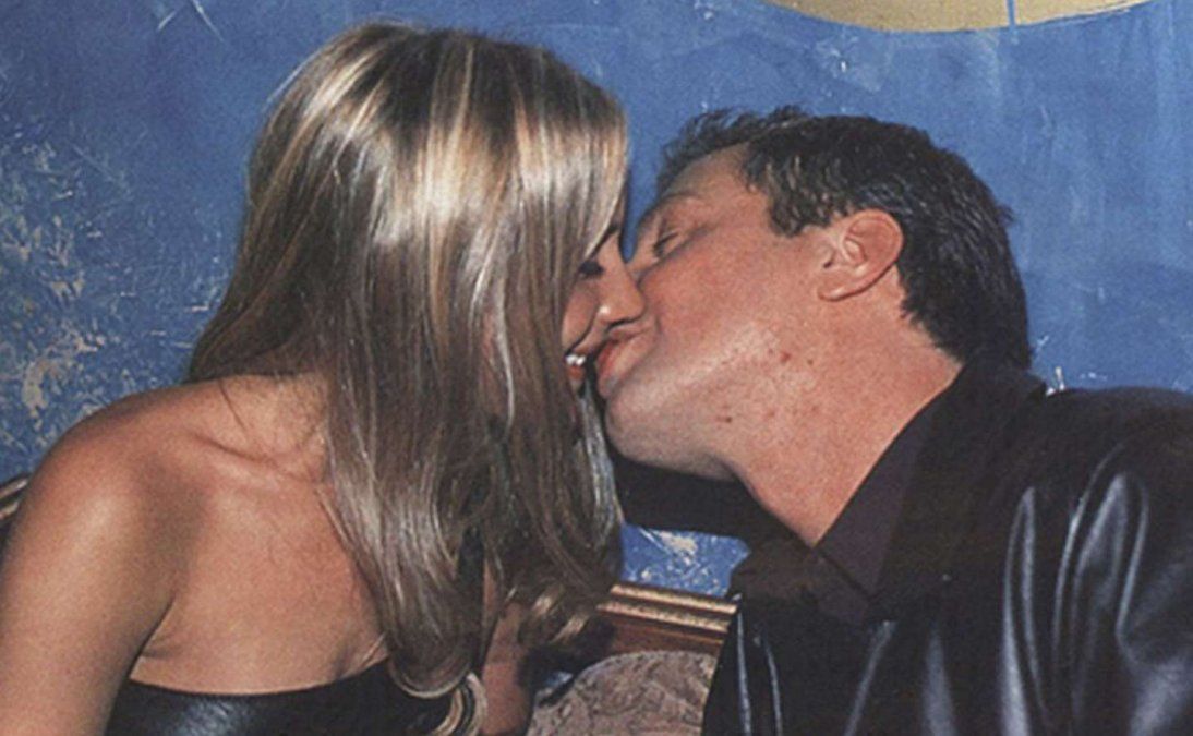 Rocío Marengo y Marley a los besos.