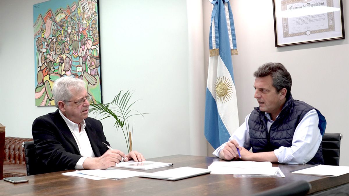 Massa dijo que ya había comenzado a trabajar junto a Rubinstein en el Ministerio de Economía desde hace algunos días.