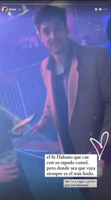 Jimena Barón publicó una foto con su nuevo novio en medio de una fiesta.