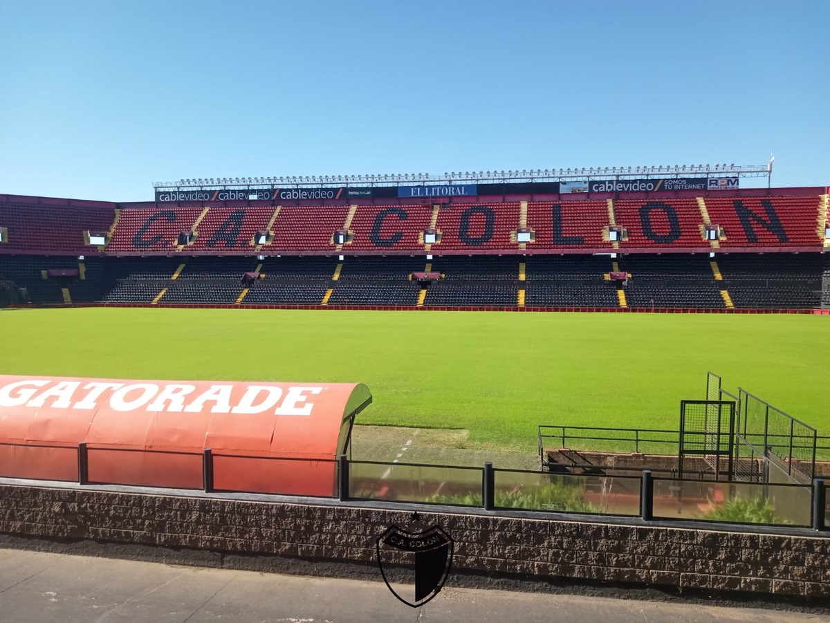 El estadio de Colón. Foto: Club Colón. El estadio de Colón. Foto: Club Colón.