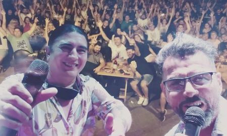 La imagen del recital de Mario Pereyra en Piedras Blancas de este jueves por la noche. La imagen del recital de Mario Pereyra en Piedras Blancas de este jueves por la noche.