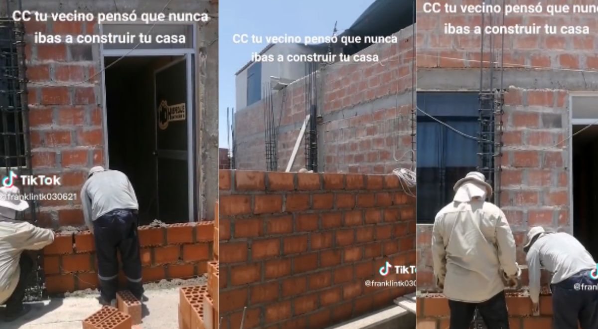Construyeron una casa tapando la puerta y la ventana del vecino y recibieron el apoyo en las redes