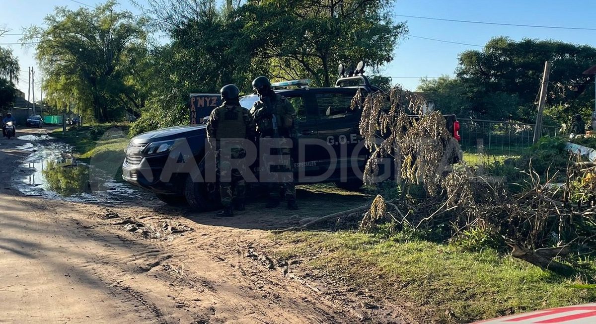 El allanamiento fue ejecutado junto con el Grupo de Operaciones Especiales de la Unidad Regional I.&nbsp;
