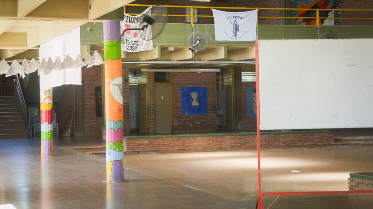 La escuela Mariano Moreno quedó vacía. La escuela Mariano Moreno quedó vacía.