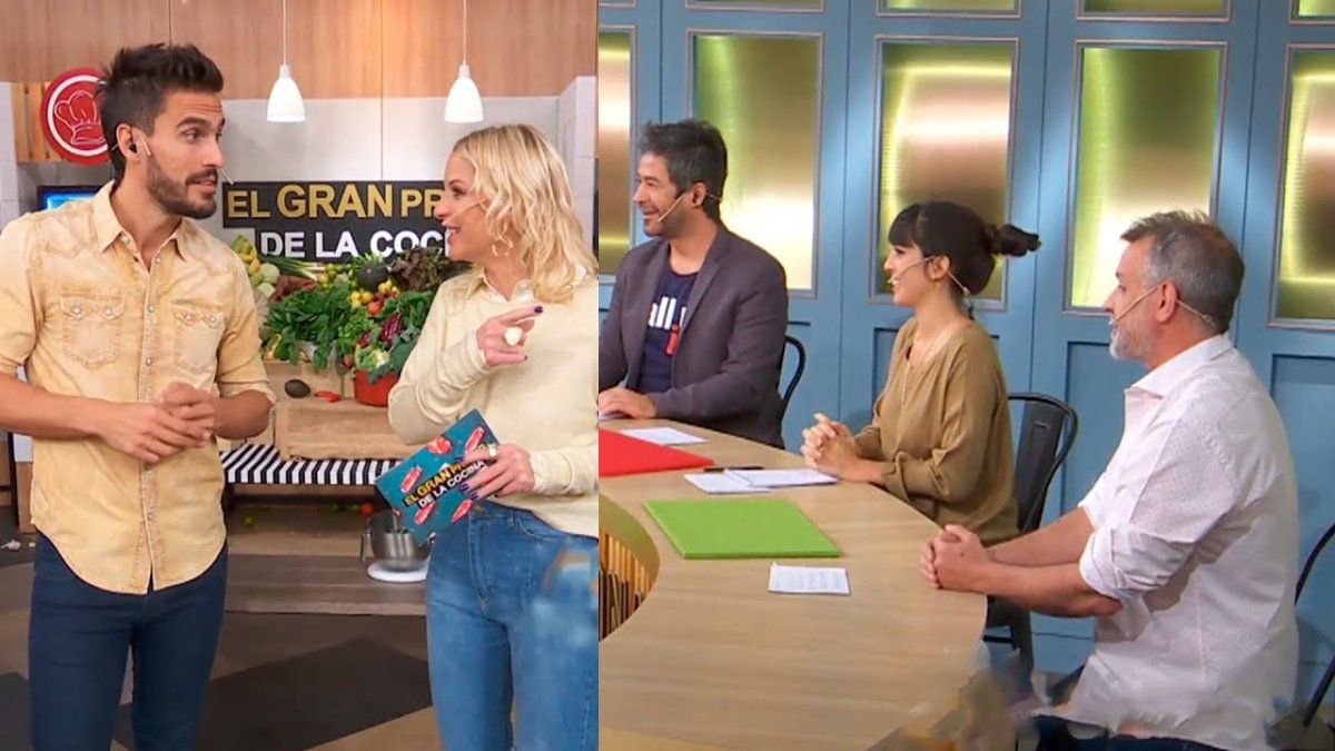 Felicitas Pizarro le puso los puntos al aire a Juan Marconi en El gran premio de la cocina: ¡Te quiero ver a vos de 8 meses acá!