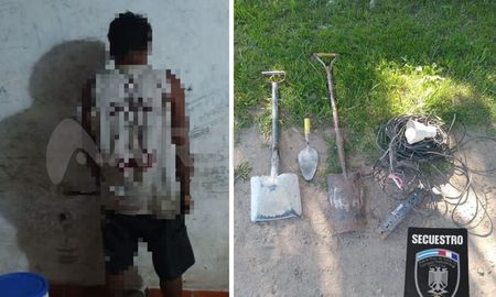 Santo Tomé. un detenido por robar dos palas Santo Tomé. un detenido por robar dos palas