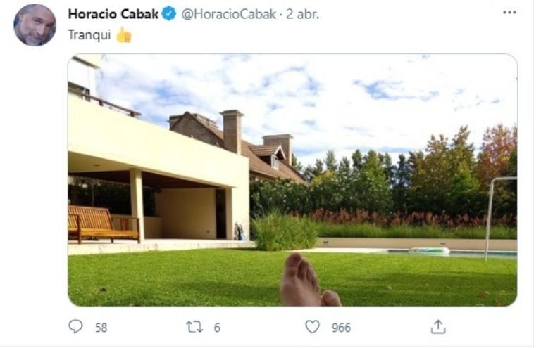 Horacio Cabak salió con furia a responder