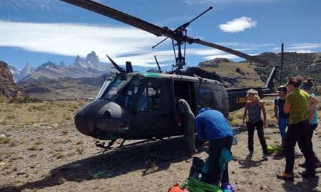 El accidente que sufrieron los montañistas es el segundo que se produce en el Chaltén en menos de un mes. El accidente que sufrieron los montañistas es el segundo que se produce en el Chaltén en menos de un mes.