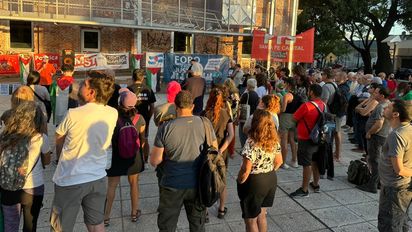 Convocatoria en Santa Fe contra la captura de Nicolás Maduro y la intervención de Estados Unidos en Venezuela