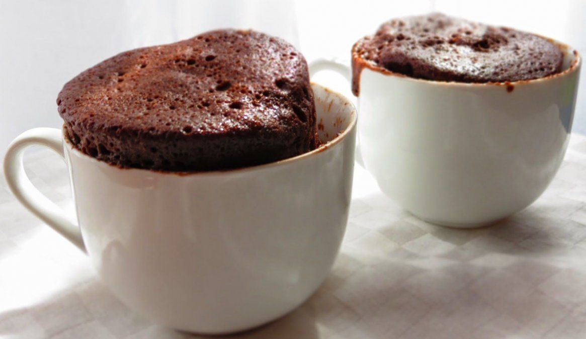 Brownie en taza Brownie en taza