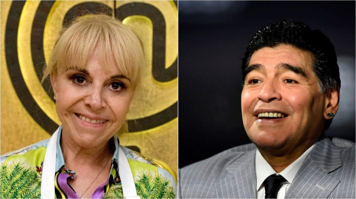 Claudia Villafañe se casó y tuvo dos hijas con Diego Maradona.