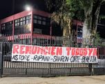 El estadio de Newells apareció con pasacalles y mensajes contundentes contra la dirigencia: Ya El estadio de Newells apareció con pasacalles y mensajes contundentes contra la dirigencia: Ya