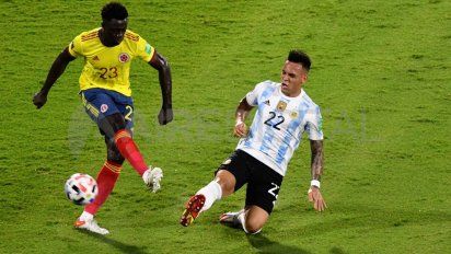 El gol de Lautaro Martínez con el que Argentina venció 1-0 a Colombia en Córdoba