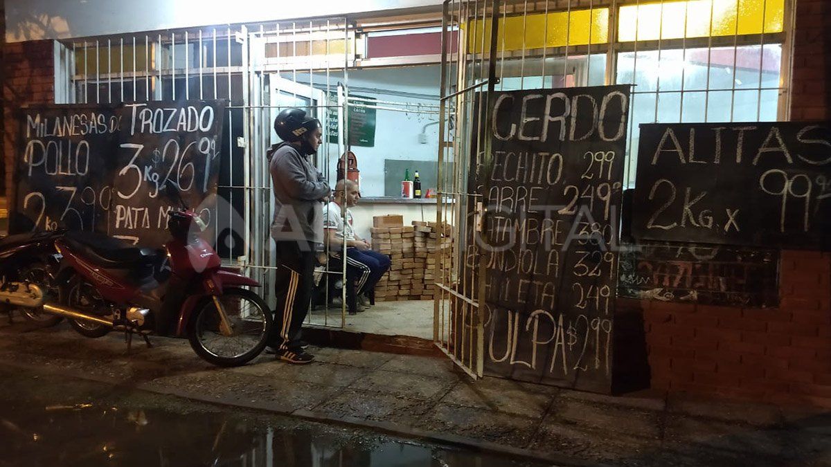 El frente de la carnicer&iacute;a robada