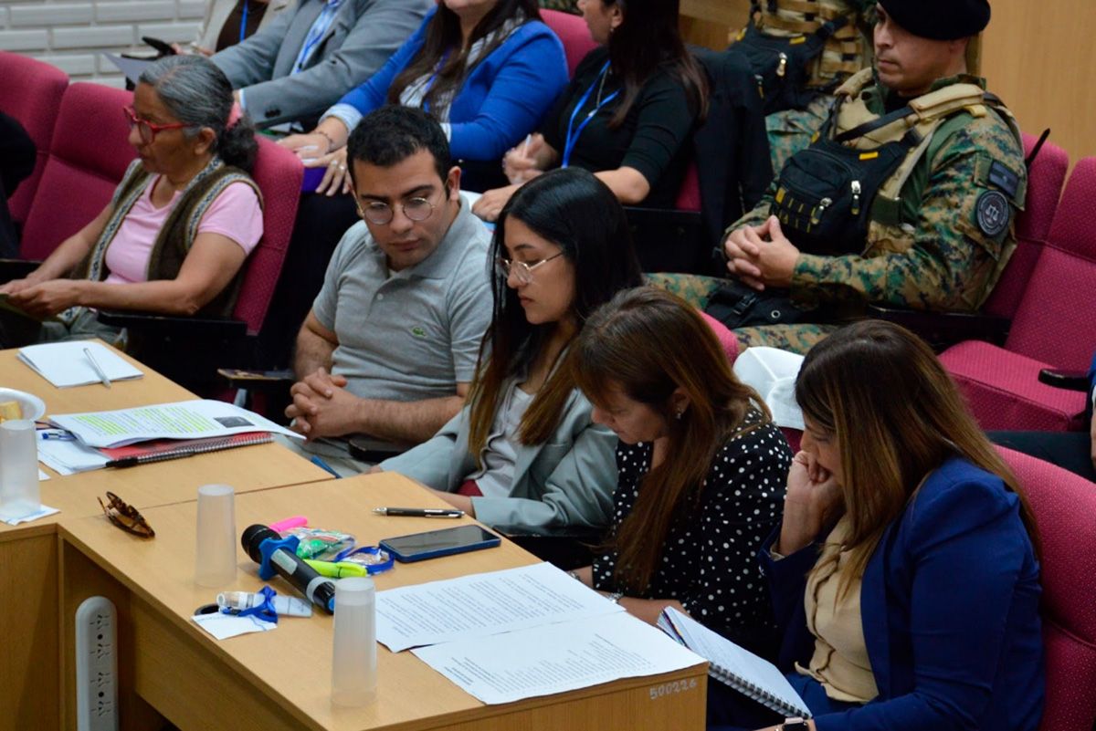 César Sena durante el juicio por el femicidio de Cecilia Strzyzowski. César Sena durante el juicio por el femicidio de Cecilia Strzyzowski.