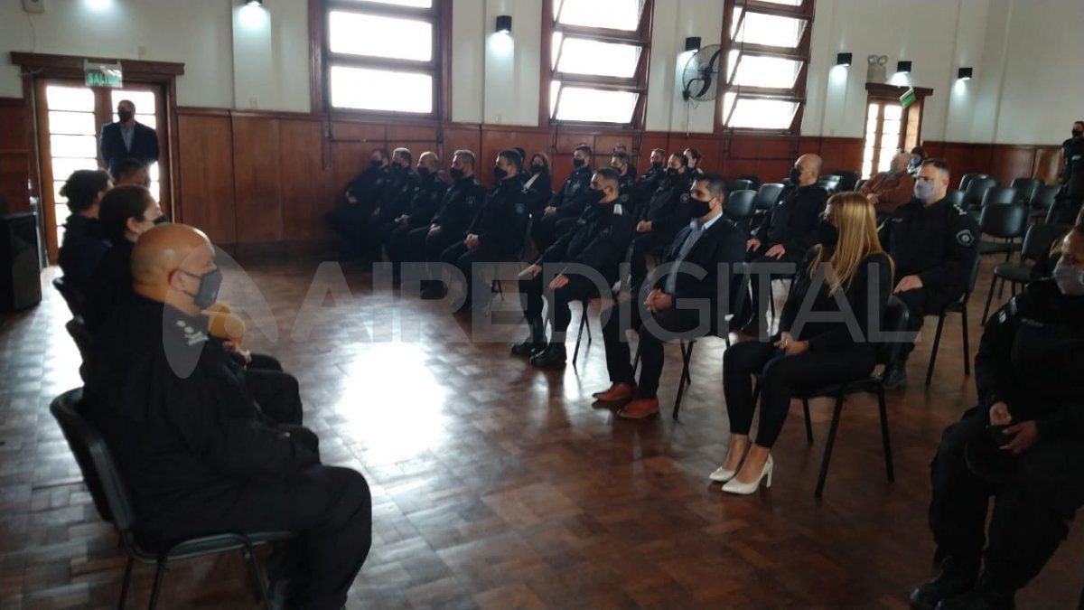El acto se realizó en el Instituto de Seguridad Pública en Recreo.
