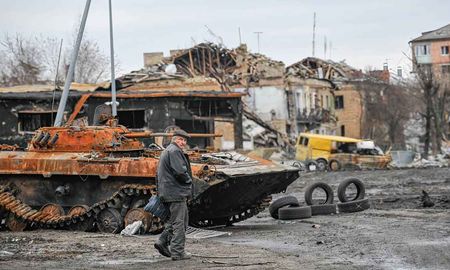 Borodianka fue, según Kiev, escenario de masacres de civiles durante marzo, cuando las fuerzas rusas ocuparon la ciudad. Borodianka fue, según Kiev, escenario de masacres de civiles durante marzo, cuando las fuerzas rusas ocuparon la ciudad.