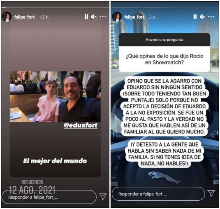 Felipe Fort se metió en el escándalo.