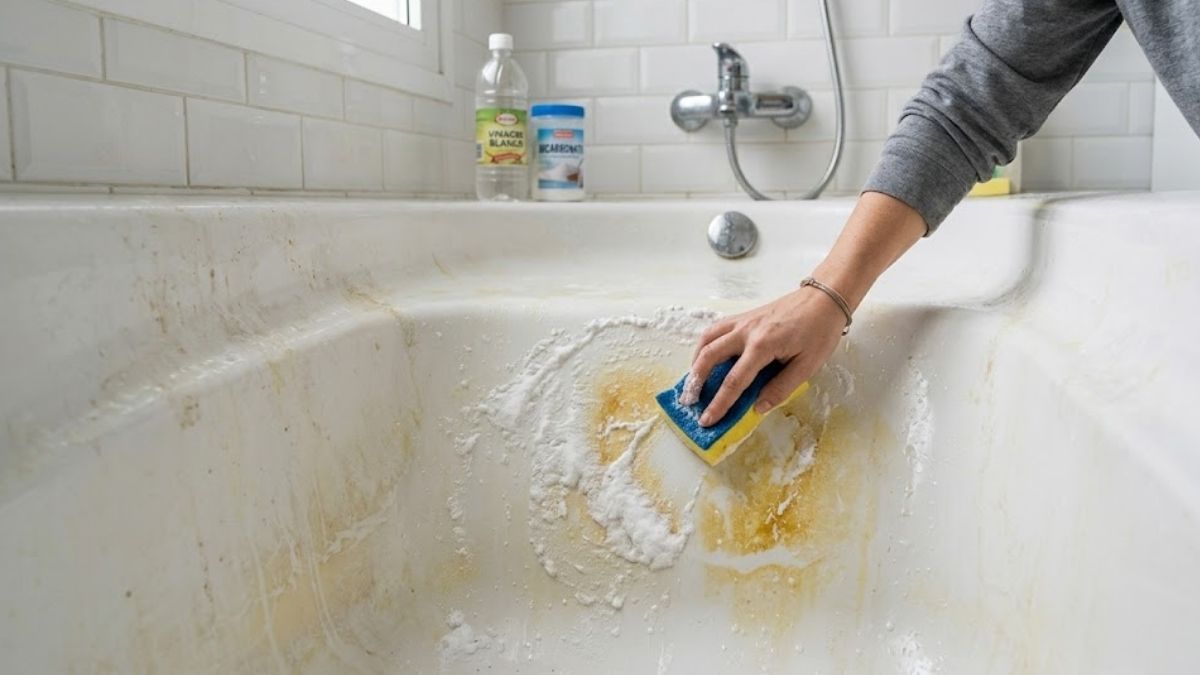 ¿Cómo limpiar las manchas de la bañera?&nbsp;