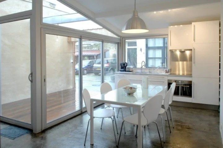 Se creó una suerte de patio o terraza de 9m2