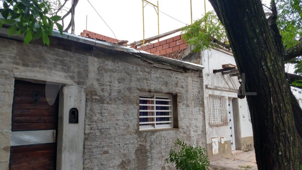 El derrumbe se produjo cuando comenzaba el temporal en Santa Fe