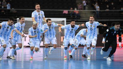 El seleccionado argentino de futsal enfrentará a Portugal en la final del Mundial de Lituania