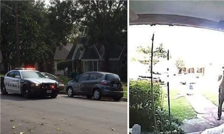 La decoración de Halloween que aterrorizó a los vecinos de un barrio